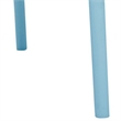 Gyna 14 Inch Kids Side Chair- Dotted Backrest- Armless- Set of 4- Blue