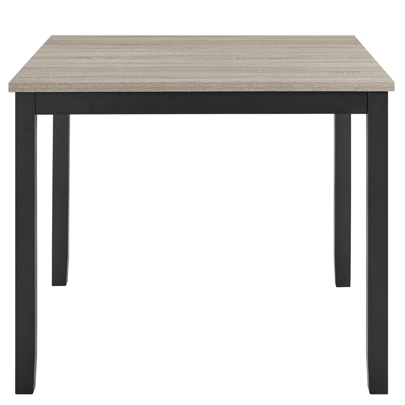 Phy 5pc Counter Table and Chairs Set- Nailheads- Tufted Beige- Brown- Black