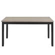 Phy 5pc Dining Table and Chairs Set- Nailheads- Tufted Beige- Brown- Black