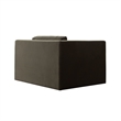 Roe Accent Chair- Moss Green Performance Velvet- Track Arms