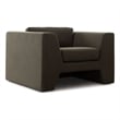 Roe Accent Chair- Moss Green Performance Velvet- Track Arms