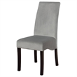 Tela 7pc Dining Table and 6 Chairs Set- Black Pedestal Base- Gray