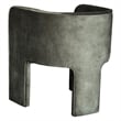 Gela Dining Chair- Three Legged Barrel Accent Sides- Rainforest Green