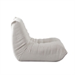 Ezee Armless Chair- Low Profile Floor Seating- Pleated Polyester- 42 Inch