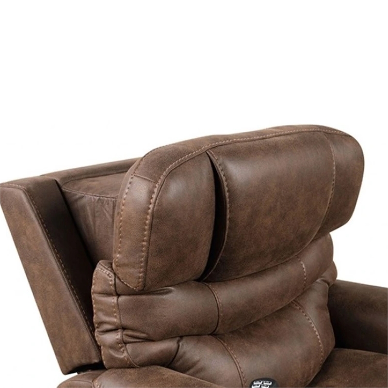 Lift Chair- Brown Fabric- Air Massage- Power Headrest- USB Charging
