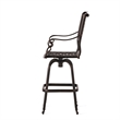 Outdoor Barstool Chair- Swivel Function- Coppertone Aluminium Finish