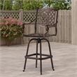 Outdoor Barstool Chair- Swivel Function- Coppertone Aluminium Finish