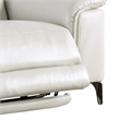 Cuny Power Recliner Chair- Taupe Gray Faux Leather- Wall Hug Back