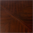 Mina Dining Table- 71-89 Inch Extendable Rectangular Top- Cherry Brown