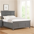Reno California King Bed with LED Headboard and Metal Legs-Gray Wood