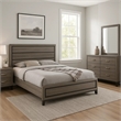 Mela 4pc Queen Bedroom Set-Nightstand Dresser and Mirror-Oak Gray
