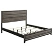 Mela 4pc Cal King Bedroom Set-Nightstand Dresser and Mirror-Oak Gray