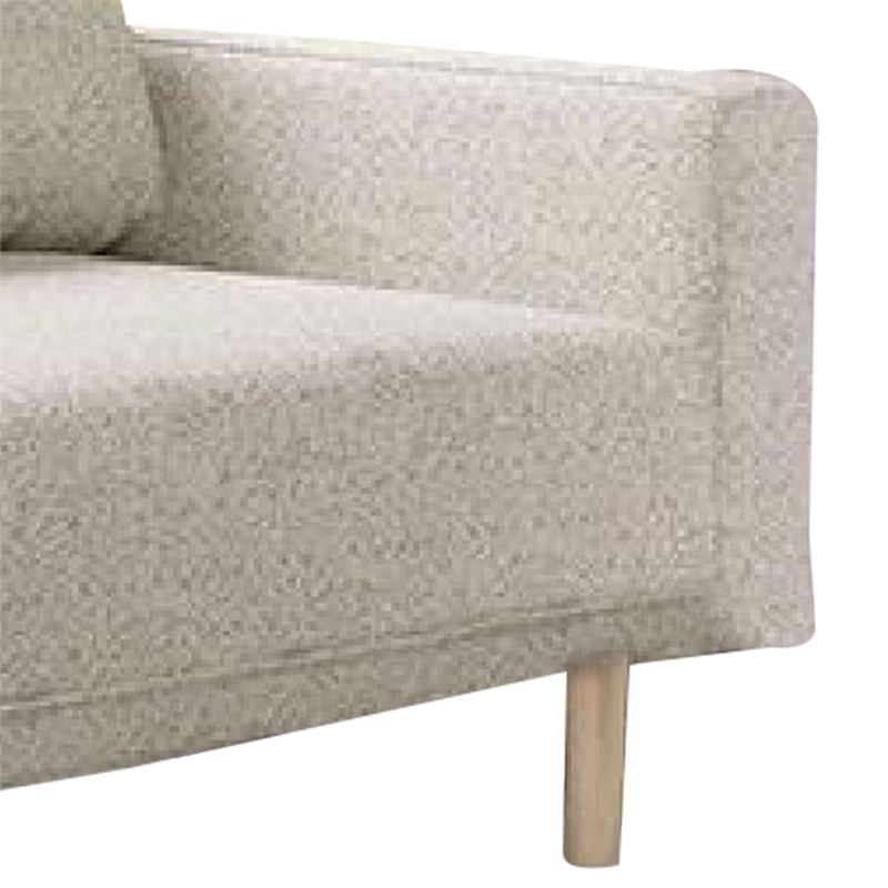 Remy Loveseat-Boucle-Gold Wood Frame-63 Inch