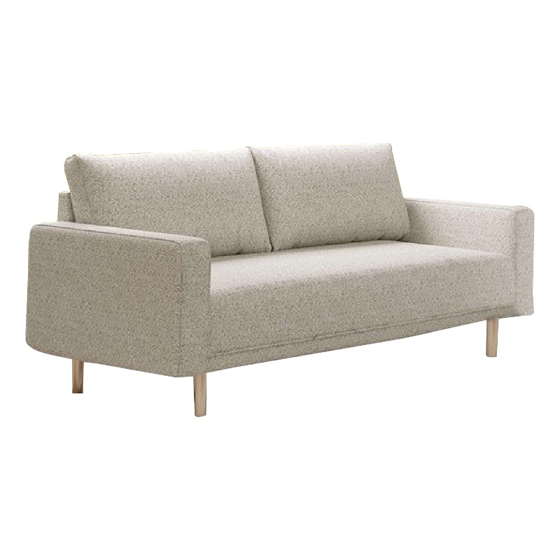 Remy Loveseat-Boucle-Gold Wood Frame-63 Inch