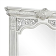 Naddy Beveled Dresser Mirror-Wire Brushed White Wood-48 Inch