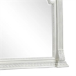 Naddy Beveled Dresser Mirror-Wire Brushed White Wood-48 Inch