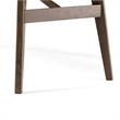 Cid Estele Dining Table-Wenge Brown Solid Wood-Rectangular 95 Inch