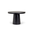 Cid Deso Dining Table-Black Concrete and Tapered Base-Round 43 Inch Top