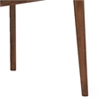 Lexy Rectangular Dining Table-Angled Legs-Walnut Solid Wood-71 Inch
