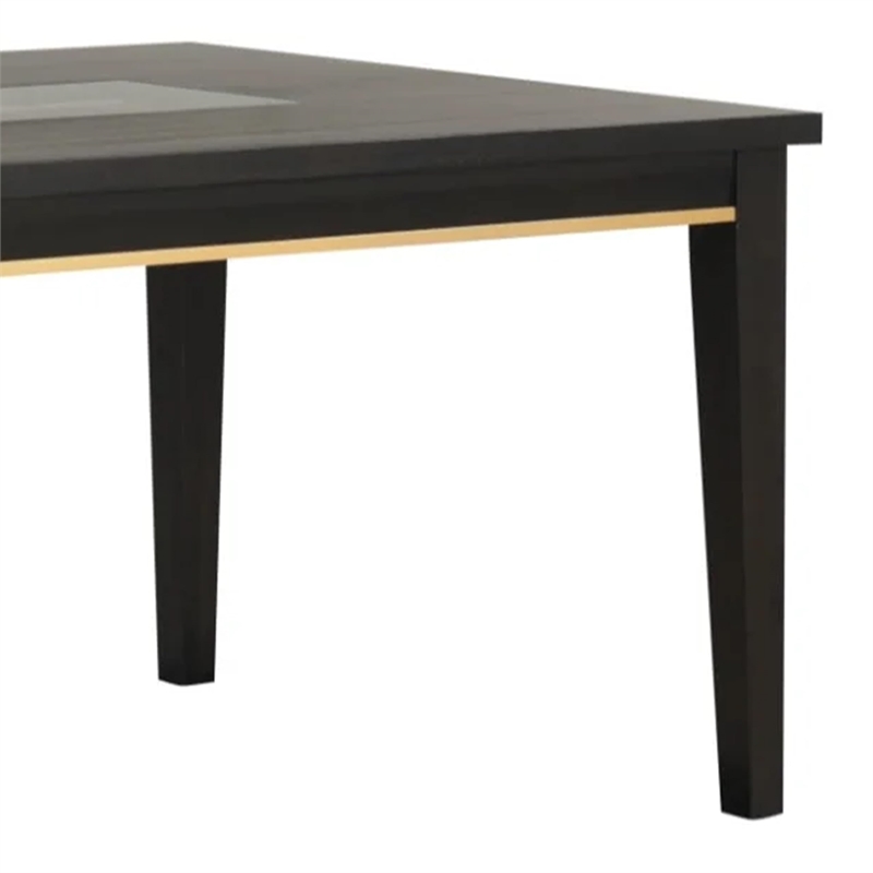 Yada Dining Table-Espresso Brown Rectangular 72 Inch Top