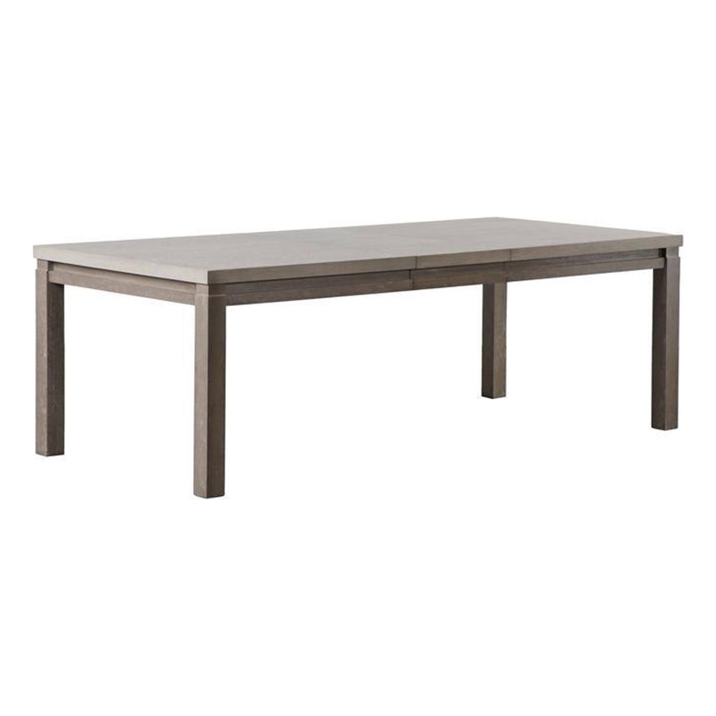 Gris Dining Table-Dual-Tone Gray-Rectangular 90 Inch Top