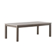 Gris Dining Table-Dual-Tone Gray-Rectangular 90 Inch Top