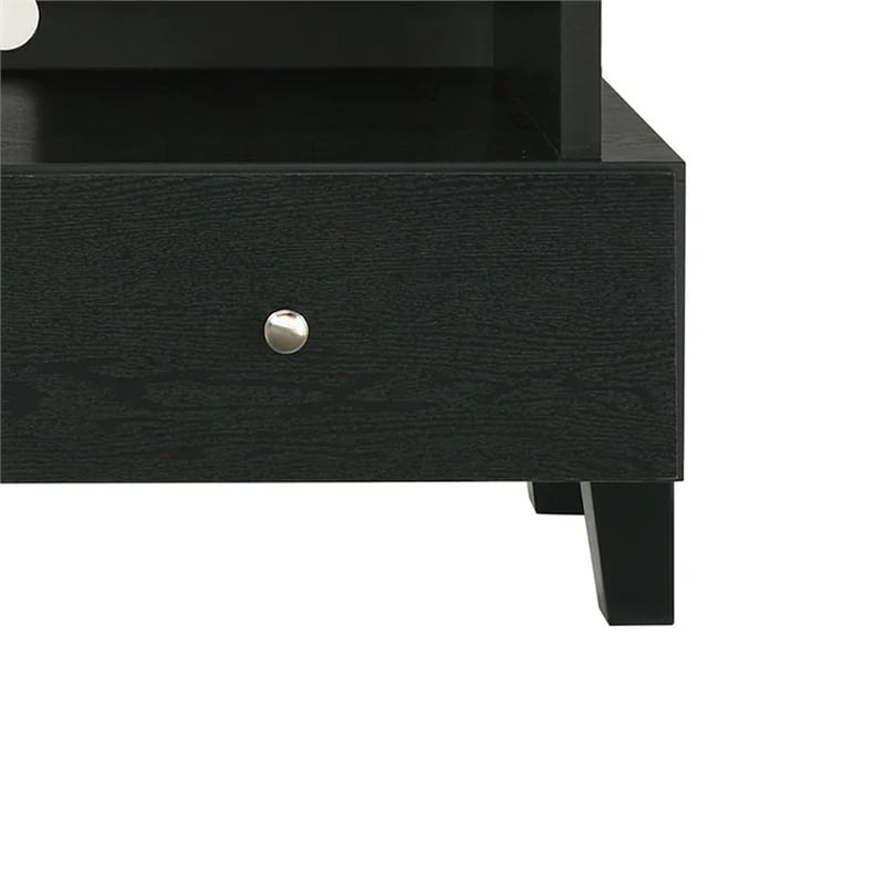 Fiaz 71 Inch TV Stand Media Cabinet-3 Drawers w 2 Shelves-White Top