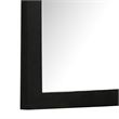 Yoki 41 Inch Dresser Mirror-Modern Glam Black with Gold Acrylic Accents
