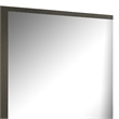 Kena Vanity Dresser Mirror-2 Tone Metallic Gray Asymmetrical Frame