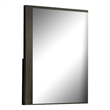 Kena Vanity Dresser Mirror-2 Tone Metallic Gray Asymmetrical Frame