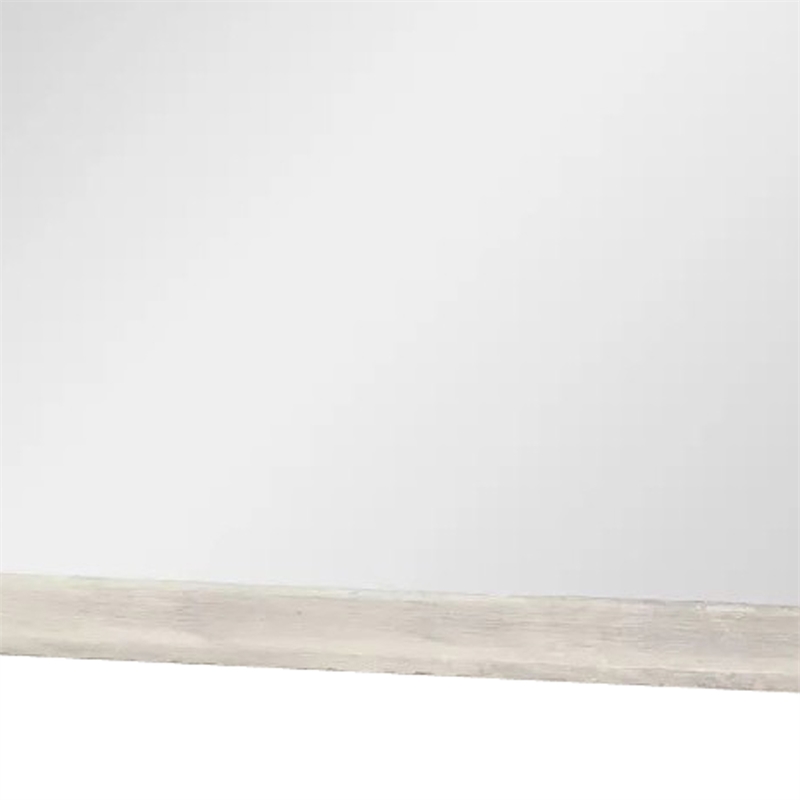 Dresser Mirror-Antique White Poplar Wood Frame-Square 40 Inch