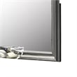 Modern Dresser Mirror-Dark Gray-Square 38 Inch Solid Wood Frame