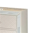 Athon Nightstand with 2 Drawers-Built-In Charging Port-Ivory Wood
