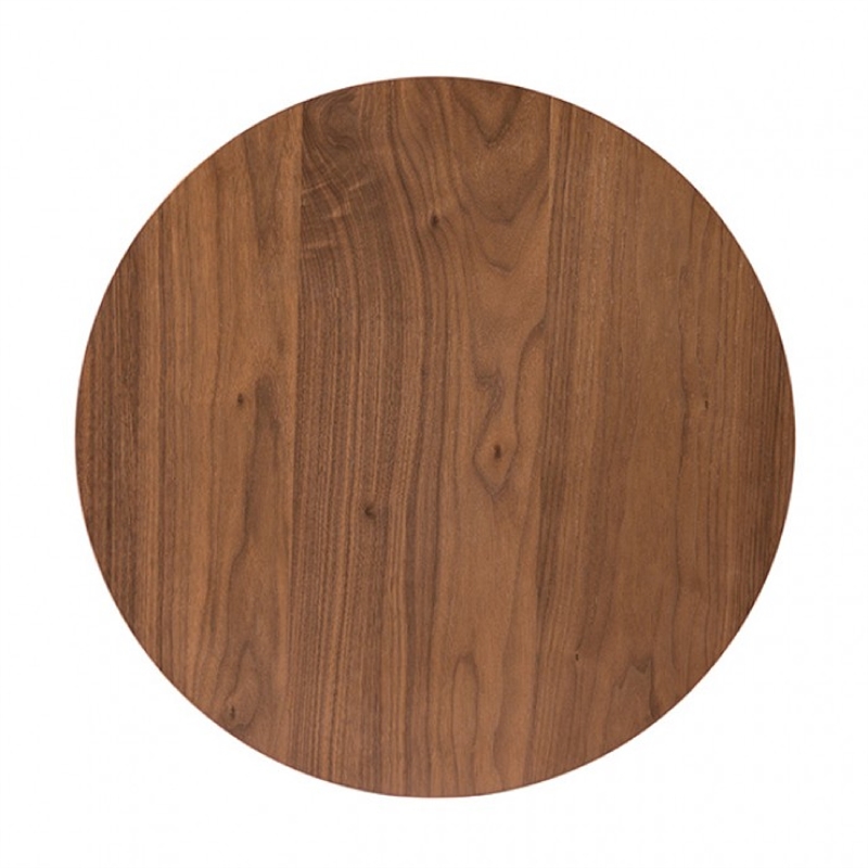 Ary 2pc Accent Table and Wingback Chair Set-Beige Boucle-Walnut Brown