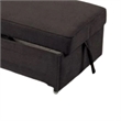 Bernie Modular Convertible Chair Futon-Gray-Multiple Configurations-2 Pillows