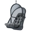 Bery Outdoor Swing Chair with Foldable Stand-Dark Gray Cushion
