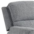 Cote Power Recliner Chair-Gray Boucle-Pillow Top Arms-Solid Wood