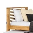 Dilu Twin Size Captain Bed with Storage Trundle-Light Oak Brown