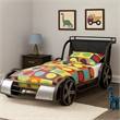 Gatsy GT Race Car Kids Full Bed with Headboard Shelf