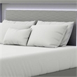 Aliso Full Size Bed-LED Panel Headboard-Modern Metallic Gray