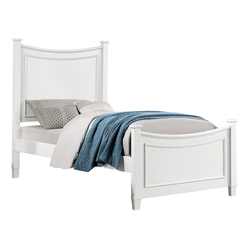 Roly Full Size Kids Bed with Cradle Inspired Trundle Storage-Gray