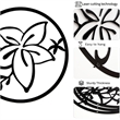 Cinq 3 Piece Set Wall Decor-Black Round Metal Frame