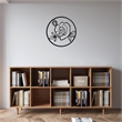 Cinq 3 Piece Set Wall Decor-Black Round Metal Frame