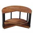 Jones 30-Inch Round Coffee Table- 3 Piece Split Design