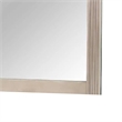 Dresser Mirror-Antique Silver Pine Wood-Molded Frame Detail-37x41