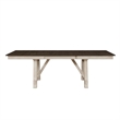 Riby Dining Table-66-94 Inch Top with 2 Leaves-Gray Antique White Wood