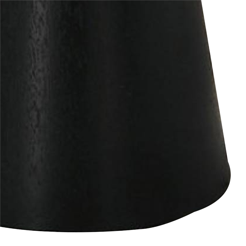 Coffee Table- Cone Pedestal Base- 29 Inch Round Top in Black