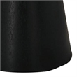 Coffee Table- Cone Pedestal Base- 29 Inch Round Top in Black
