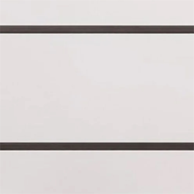 Coffee Table- Black Sled Base- 47 Inch- White Lacquer Top