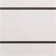 Coffee Table- Black Sled Base- 47 Inch- White Lacquer Top